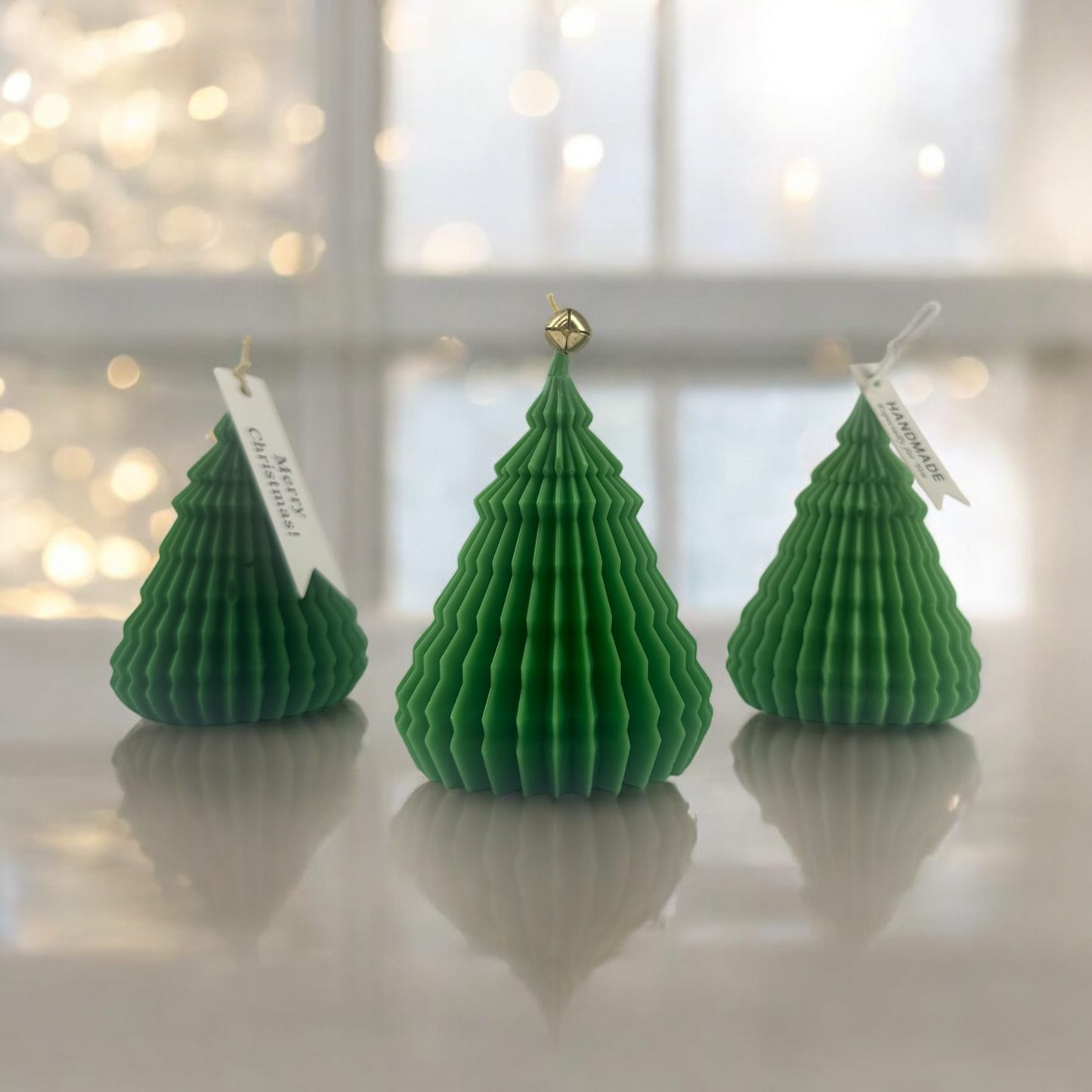 Christmas Tree Candle – Handmade Green Tree Candle, Holiday Décor, Festive Home Accent, Winter Gift, Christmas Centerpiece Candle T.A.V.V. Home