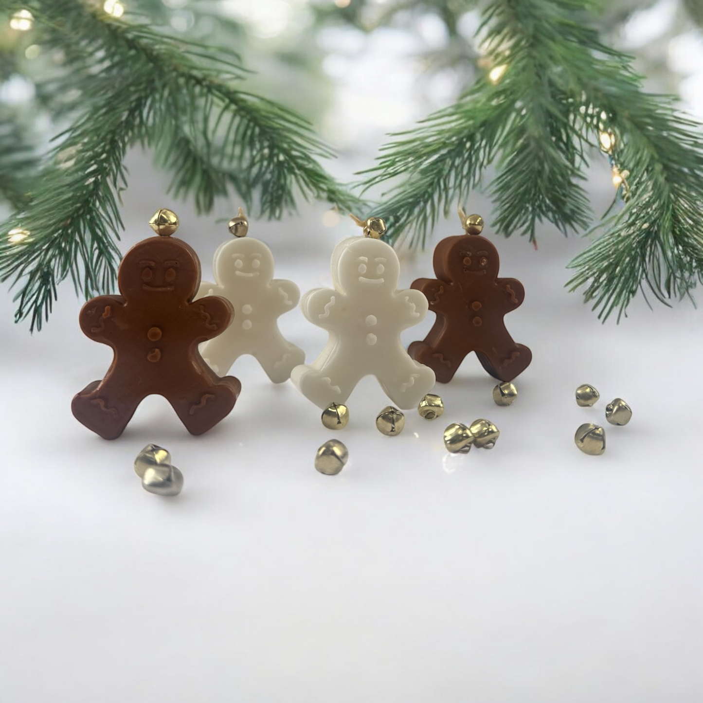 Gingerbread Man Candle – Handmade Christmas Candle, Holiday Décor, Cute Winter Candle, Christmas Gift Idea T.A.V.V. Home