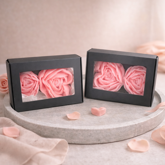 Handmade Rose Wax Melt Set – Gift Ready T.A.V.V. Home