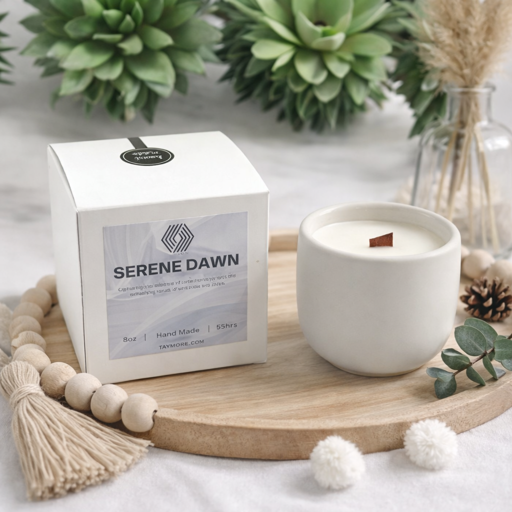 Serene Dawn Candle T.A.V.V. Home