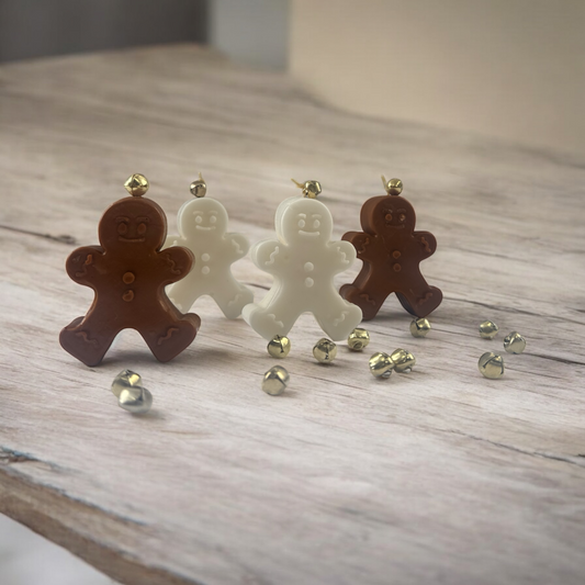 Gingerbread Man Candle – Handmade Christmas Candle, Holiday Décor, Cute Winter Candle, Christmas Gift Idea T.A.V.V. Home